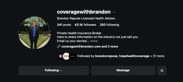Brandon Rapose on Instagram